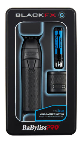 BaBylissPRO FXONE BlackFX All-Metal Interchangeable-Battery Cordless Trimmer FX799MB