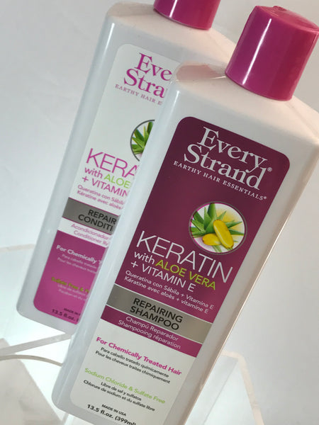Keratin with Aloe Vera + Vitamin E Repairing Conditioner