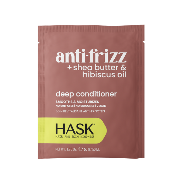 HASK Anti-Frizz Shea butter & hibiscus Deep Conditioning Treatment 1.75oz