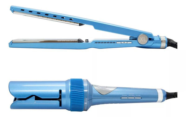 BaBylissPRO Nano Titanium Straightening Iron 1 1/4 & Miracurl 1" # BNTPP78UX