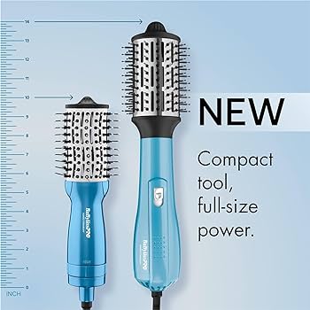 BABYLISS PRO NANO TITANIUM 2" COMPACT 3 HEAT HOT AIR BRUSH # BNTMHBUC