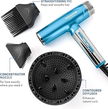 Nano Titanium Light Ionic Dual Voltage Blower Blue #BNTC9200