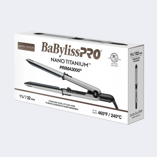 BabylissPRO Prima 3000 Grey 1 1/4 #BNT3000TGY