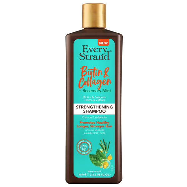 Every Strand Biotin & Collagen + Rosemary Mint Shampoo 13.5oz