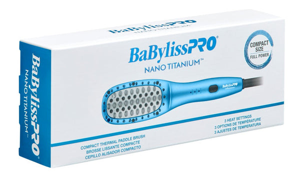 BabylissPRO Nano Titanium Compact Thermal Paddle Brush # BNTPB2UC