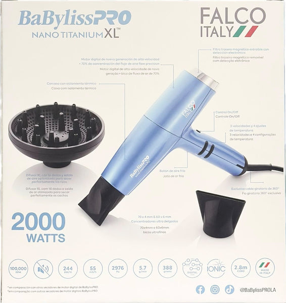 Nano Titanium Falcón XL Blower # BNT8550PR