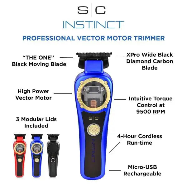 StyleCfraft  Instinct Professional Vector Motor Cordless Hair Trimmer