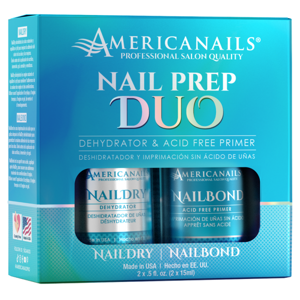 Americanails Nail Prep Duo NailDry + NailBond .5oz