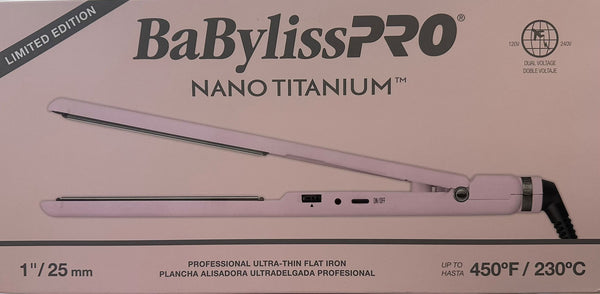Babyliss Nano Titanium 1" Pink  PROBNT4072TPK