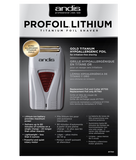 Andis Pro Foil Lithium Titanium Foil Shaver