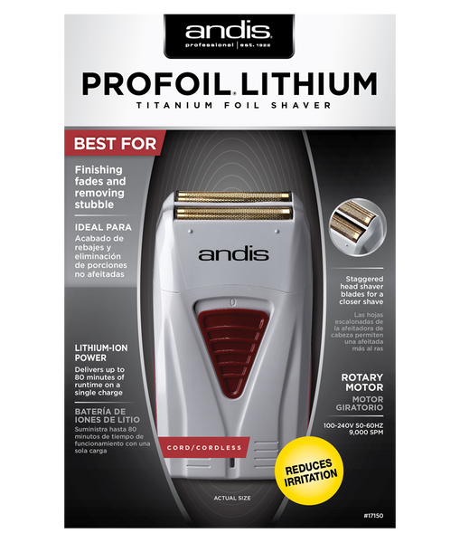 Andis Pro Foil Lithium Titanium Foil Shaver