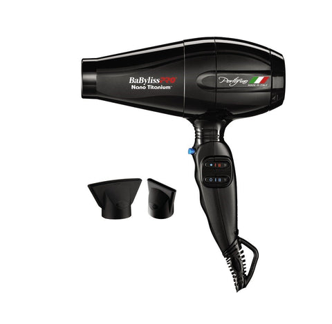 BaByliss PRO Nano Titanium Portofino Hair Dryer 6600 Black