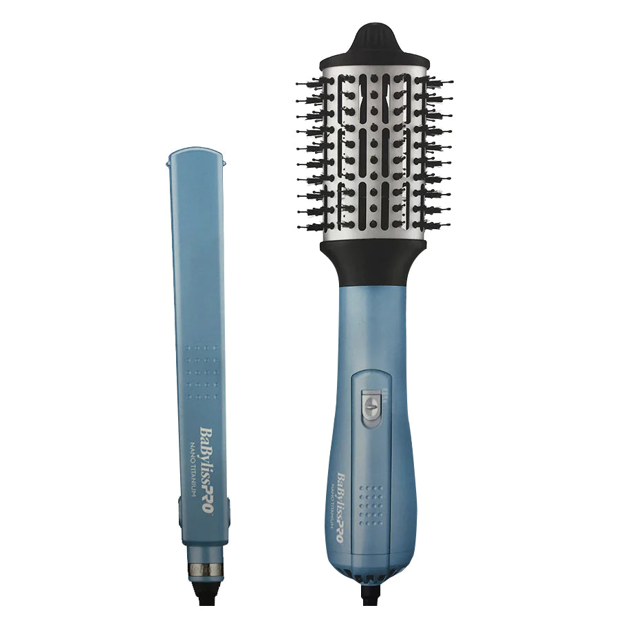 Prepack Babyliss Nano Titanium Ionic Air Brush Plancha Nano