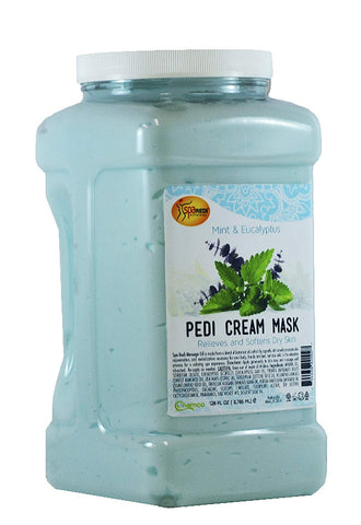 Spa Redi Mint & Eucalyptus Pedi Cream Mask (128oz)