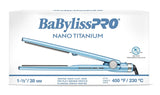 BaBylissPRO Nano Titanium Vented Ionic Flat Iron 1 1/2" BNT4093TUC