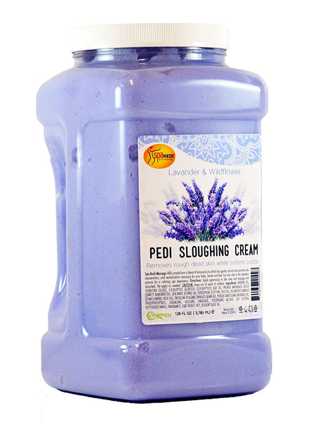 Spa Redi Lavender & Wildflower Pedi Sloughing Cream (128oz)