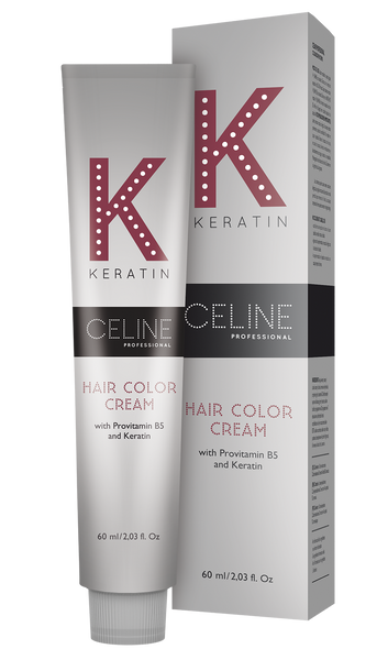 Celine Professional Keratine Hair Color Creme 8.03