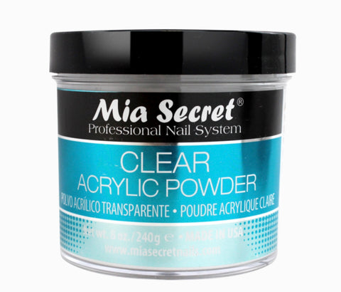 Mia Secret Clear Acrylic Nail Powder 8oz
