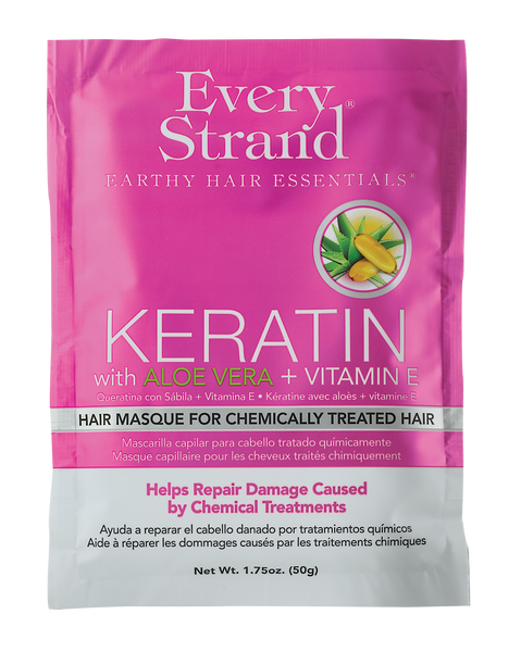 Keratin with Aloe Vera + Vitamin E Hair Masque 1.75oz