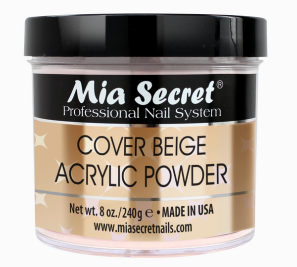 Mia Secret Cover Beige Acrylic Powder 8oz
