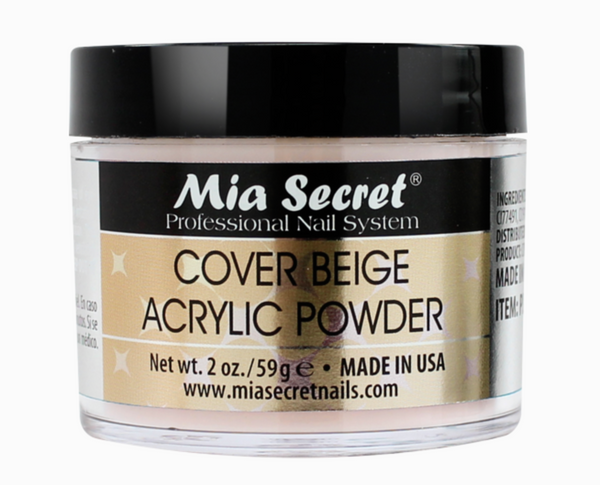 Mia Secret Cover Beige Acrylic Powder 2oz