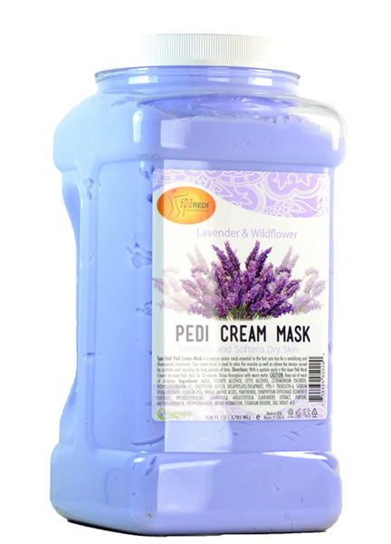 Spa Redi Lavender & Wildflower Pedi Cream Mask (128oz)