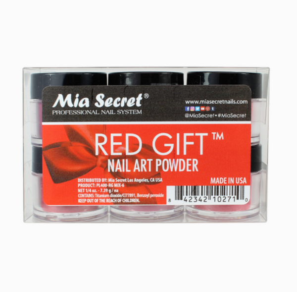 Mia Secret Red Gift Collection Nail ART Powder