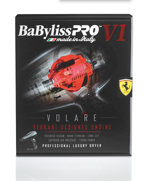BaBylissPro™ Nano Titanium Volare® V1 Full-Size Dryer Ferrari Red (BABFRV1)