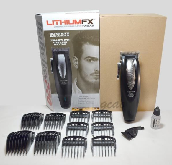 BaByliss Pro Lithium Cord Cordless Super Hair Clipper FX673