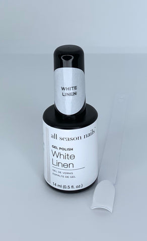 All season Gel Polish White Linen