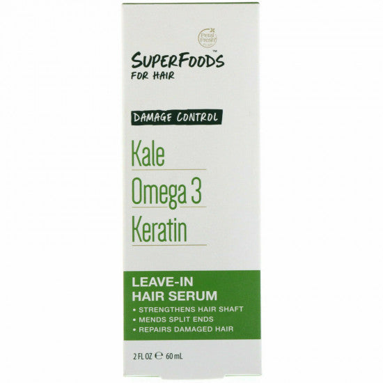 Petal Fresh SuperFoods Damage Control Leave-in Hair Serum (Kale, Omega3 & Keratin)